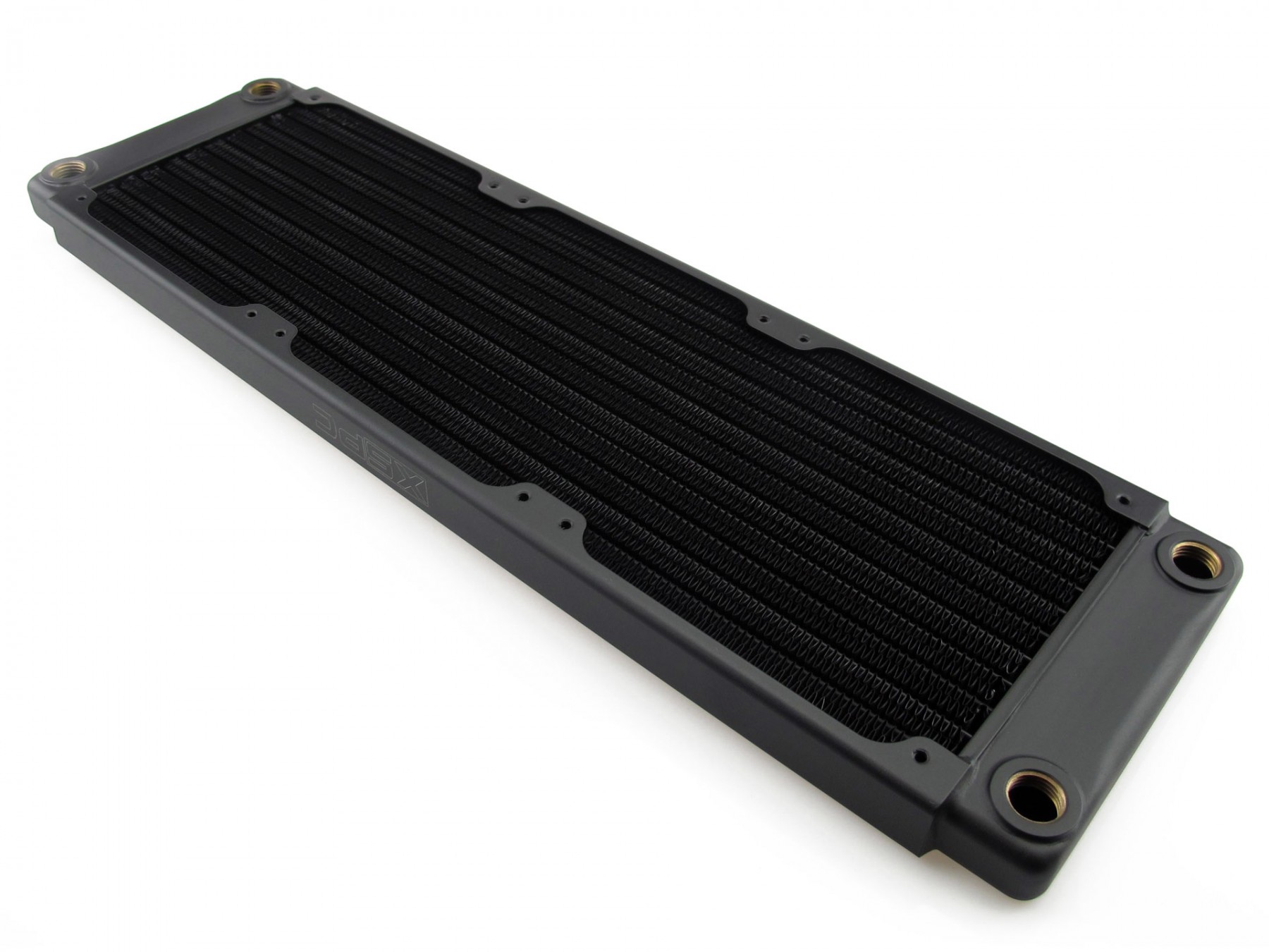 XSPC TX360 Crossflow Ultra Thin Radiator, 120mm x 3, Triple Fan, Black - Picture 2 of 6