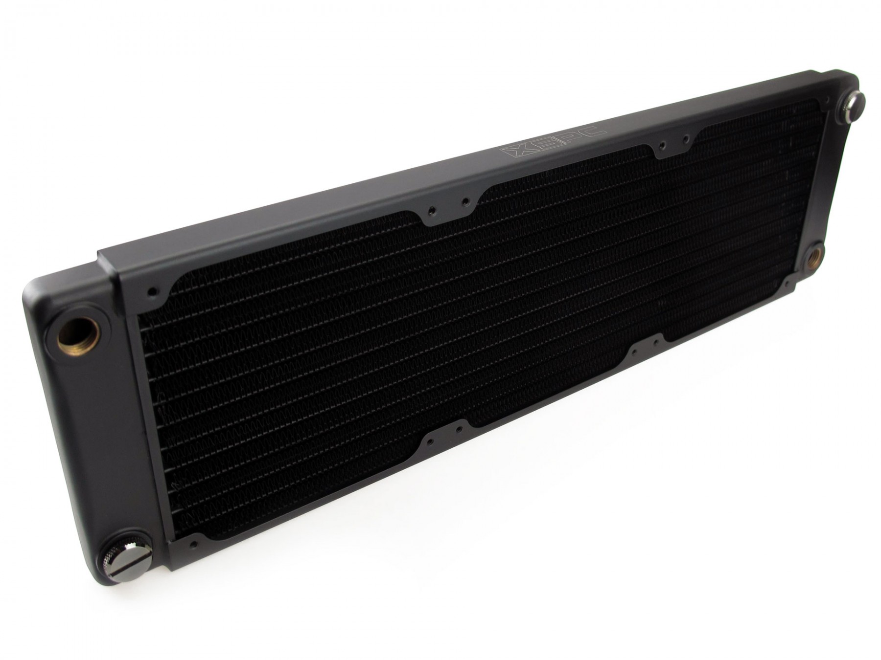 XSPC TX360 Crossflow Ultra Thin Radiator, 120mm x 3, Triple Fan, Black - Picture 3 of 6