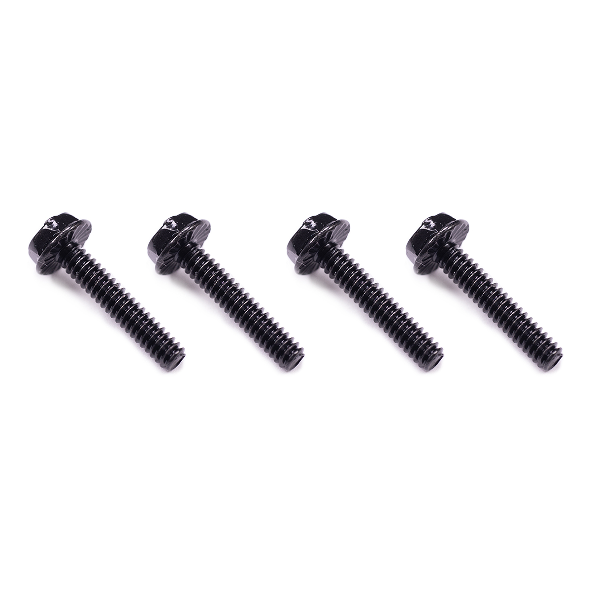 XSPC Radiator 18mm Screw Set for 15mm Fans, 6-32 UNC, Black, 16-pack - Picture 1 of 1