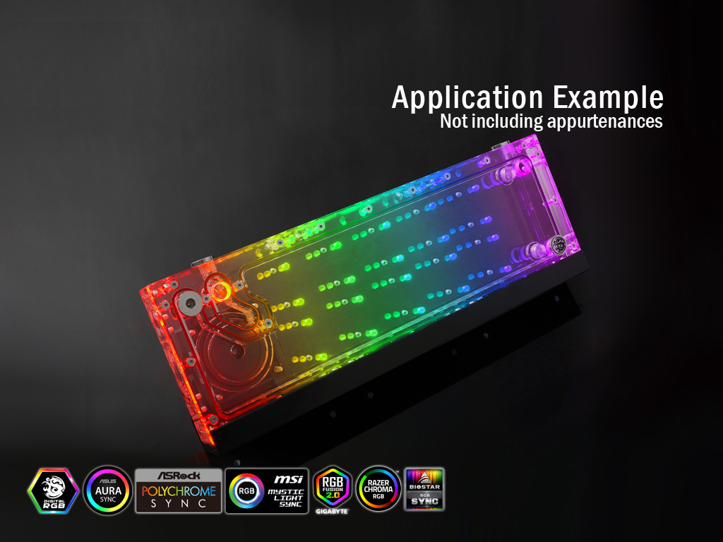 Módulo de iluminación magnética Bitspower Digital RGB 360 - Imagen 3 de 3