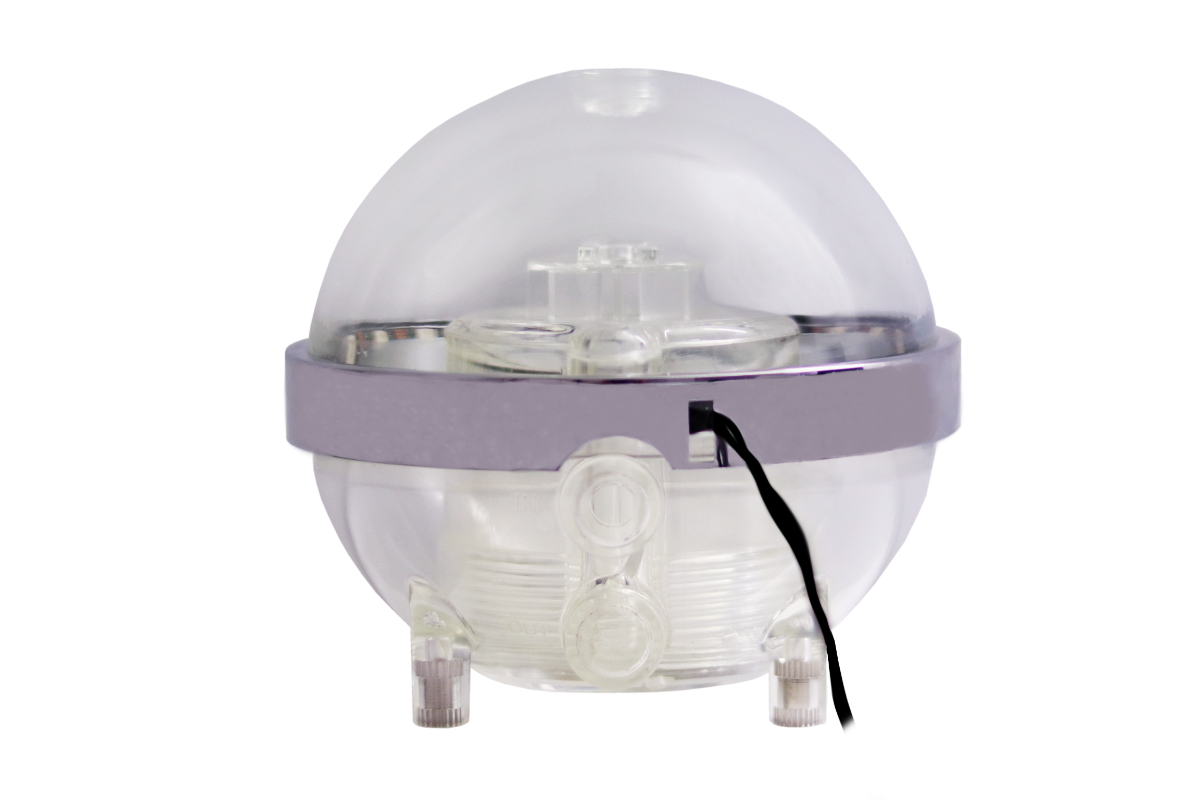Alphacool Eisball Reservoir and D5 Pump Top, D-RGB, Plexi - Picture 4 of 7