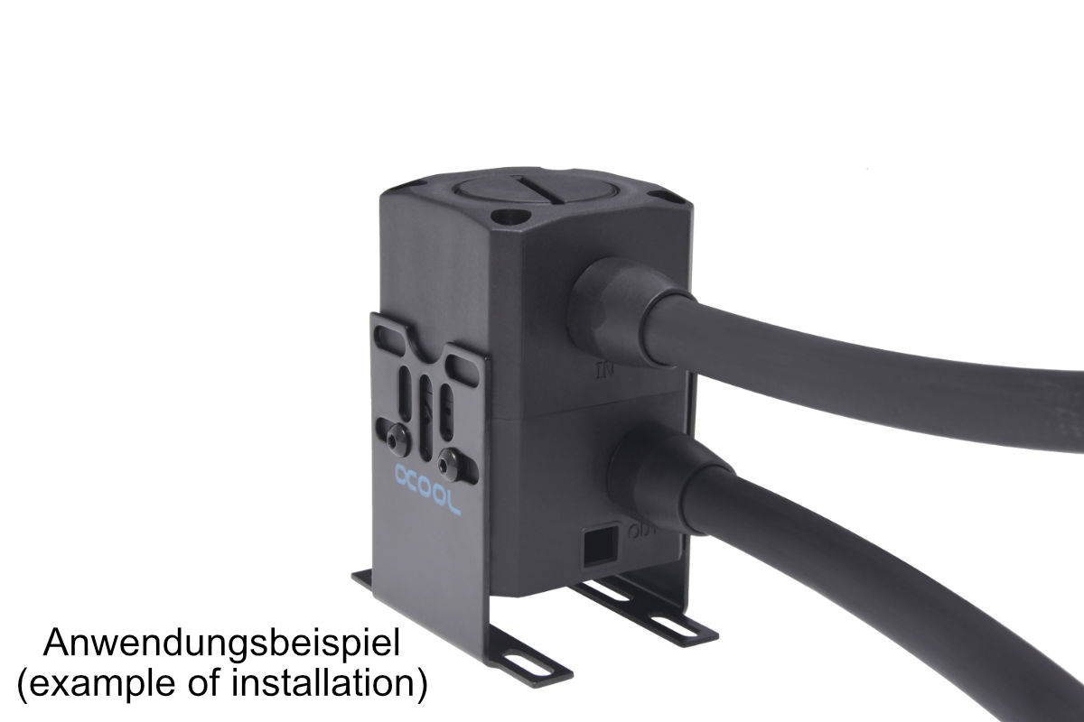 Alphacool Eisstation 80 DC-LT Pump Top and Reservoir, Pump Not Included - Picture 3 of 6