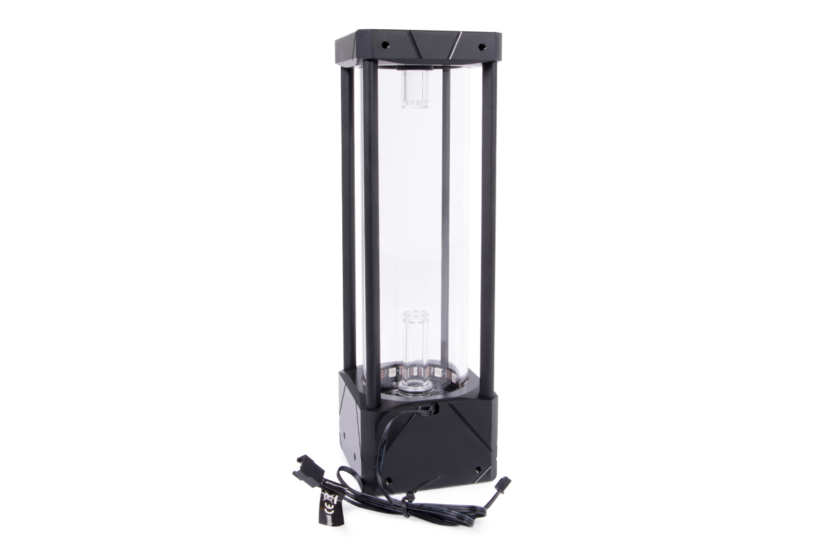 Alphacool Eisbecher Aurora 250mm Reservoir with D5 Body (No Pump), Black/Acetal - Picture 2 of 7