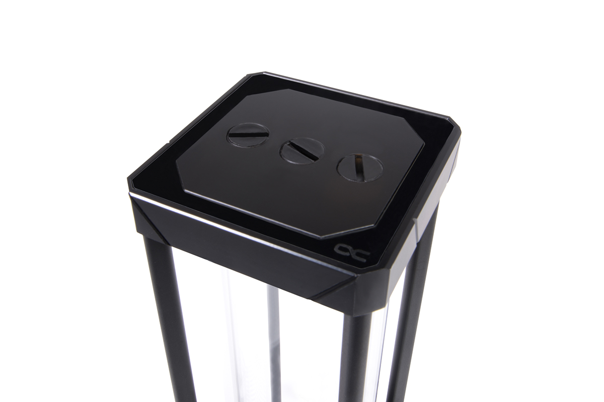 Alphacool Eisbecher Aurora 250mm Reservoir with D5 Body (No Pump), Black/Acetal - Picture 3 of 7