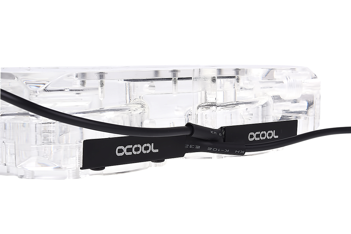 Alphacool Eisdecke Dual D5 Pump Top, Plexi