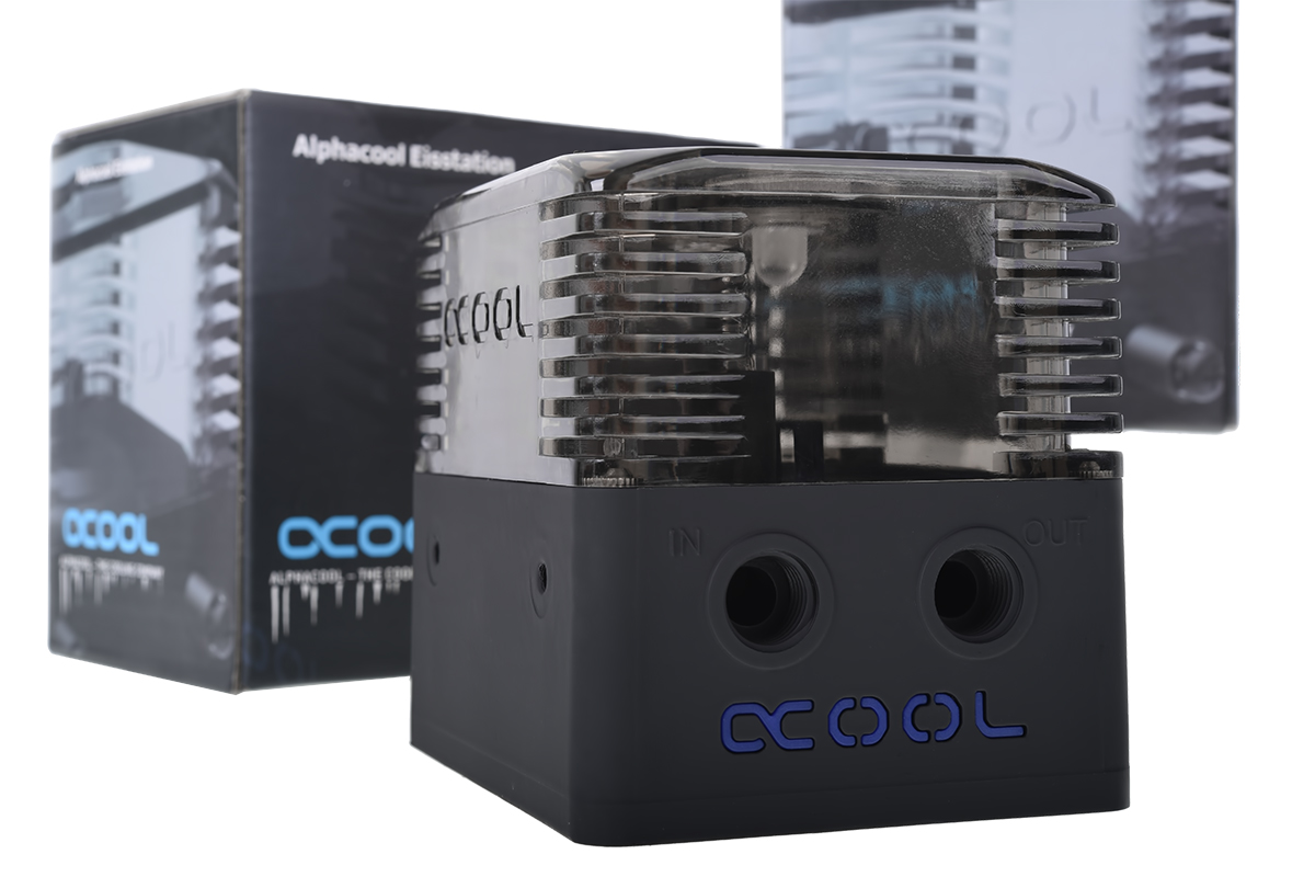 Alphacool Eisstation Reservoir and DC-LT 2600 Ultra pump - Picture 2 of 7