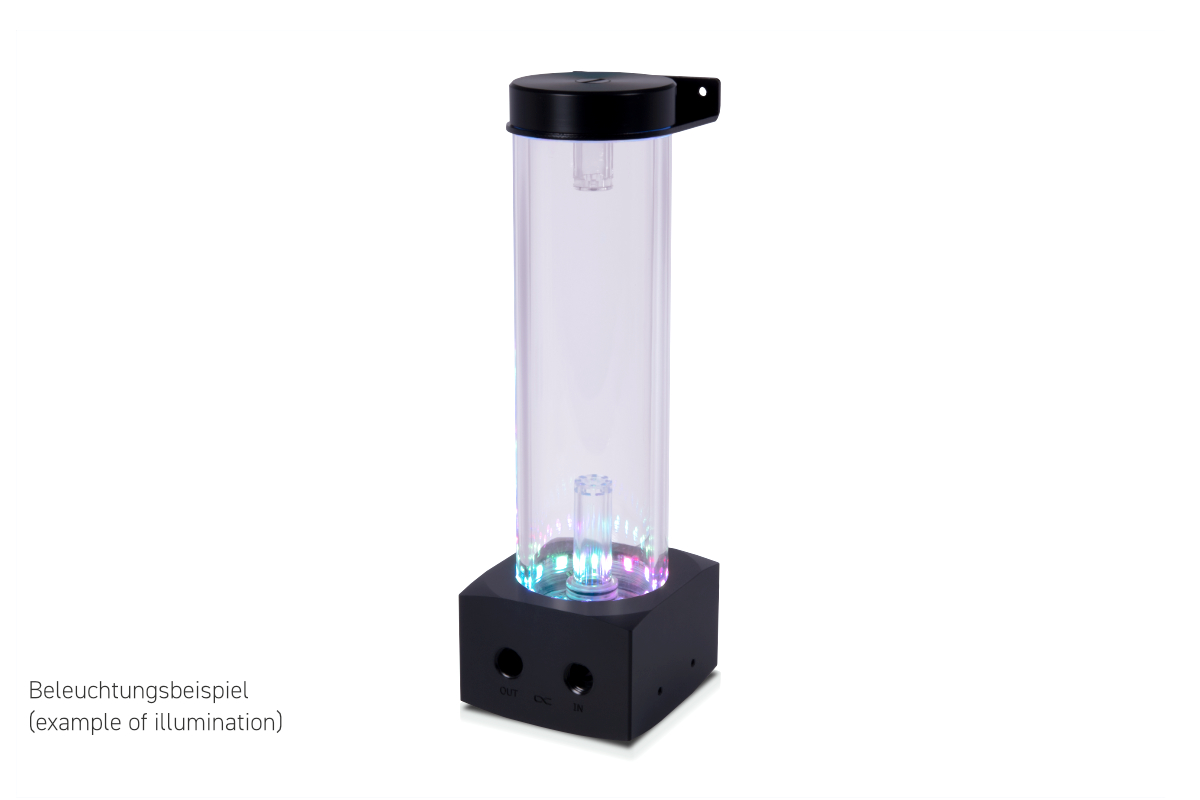 Alphacool Core 200 Aurora Reservoir Acetal/Acryl with VPP Pump - Picture 2 of 6