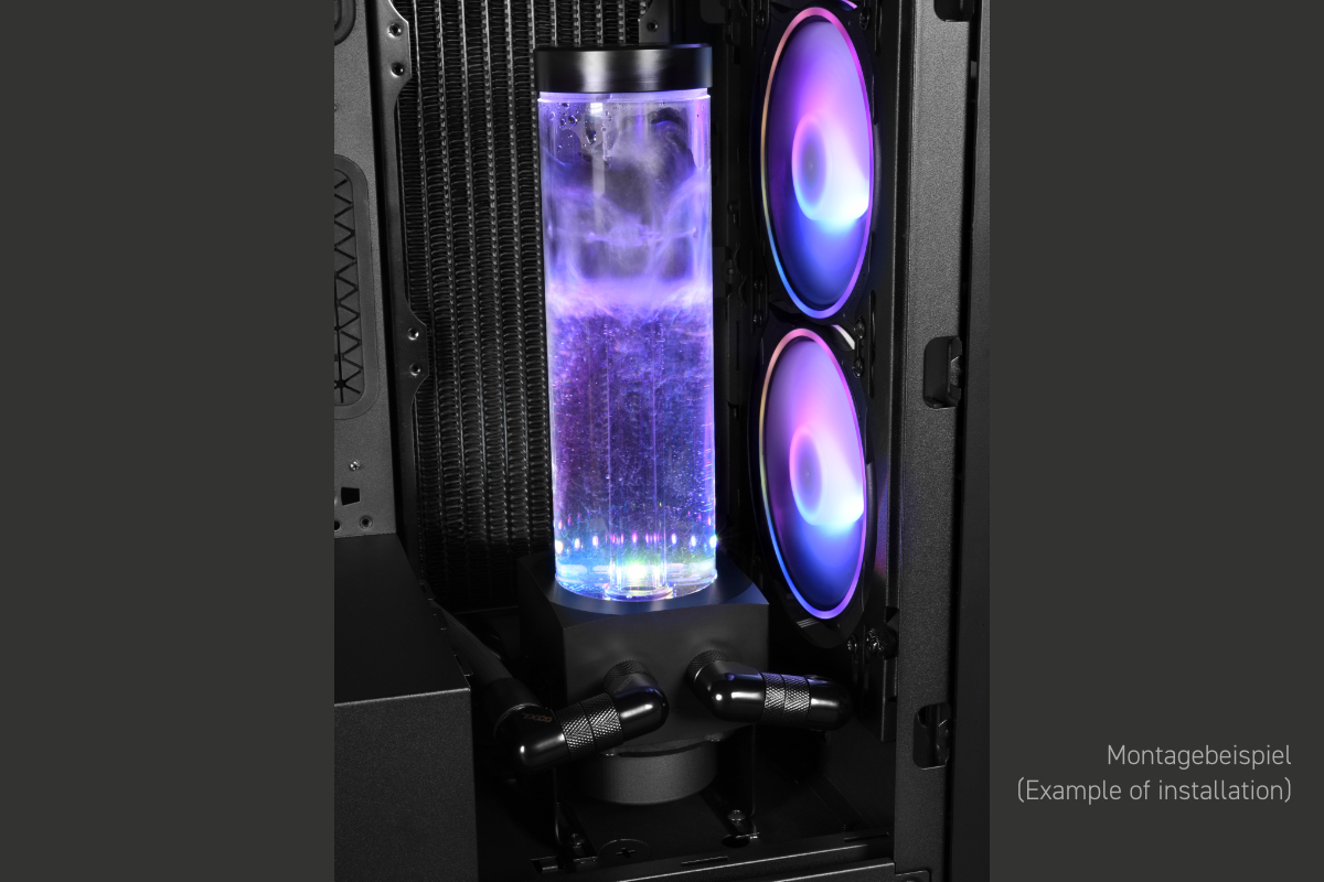 Alphacool Core 200 Aurora Reservoir Acetal/Acryl with VPP Pump - Picture 5 of 6