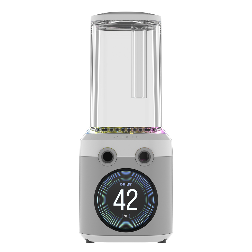 Corsair iCUE LINK XD6 RGB ELITE LCD Pump/Reservoir Combo, White - Afbeelding 2 van 7