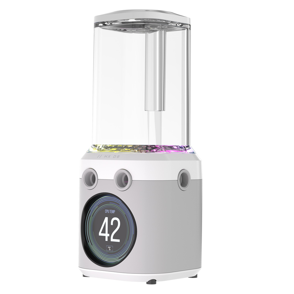 Corsair iCUE LINK XD6 RGB ELITE LCD Pump/Reservoir Combo, White - Afbeelding 3 van 7