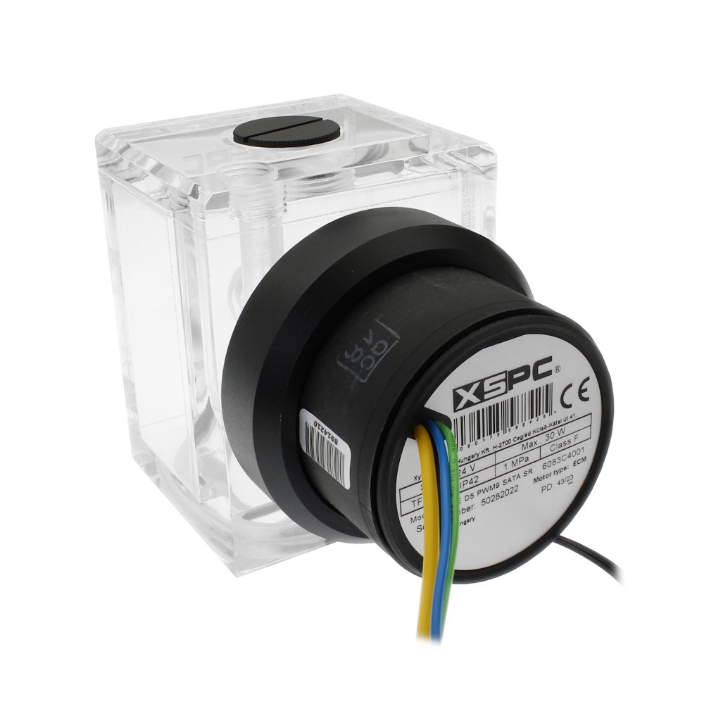 XSPC D5 PWM aRGB Acrylic Tank Reservoir and Pump Combo - Picture 2 of 7