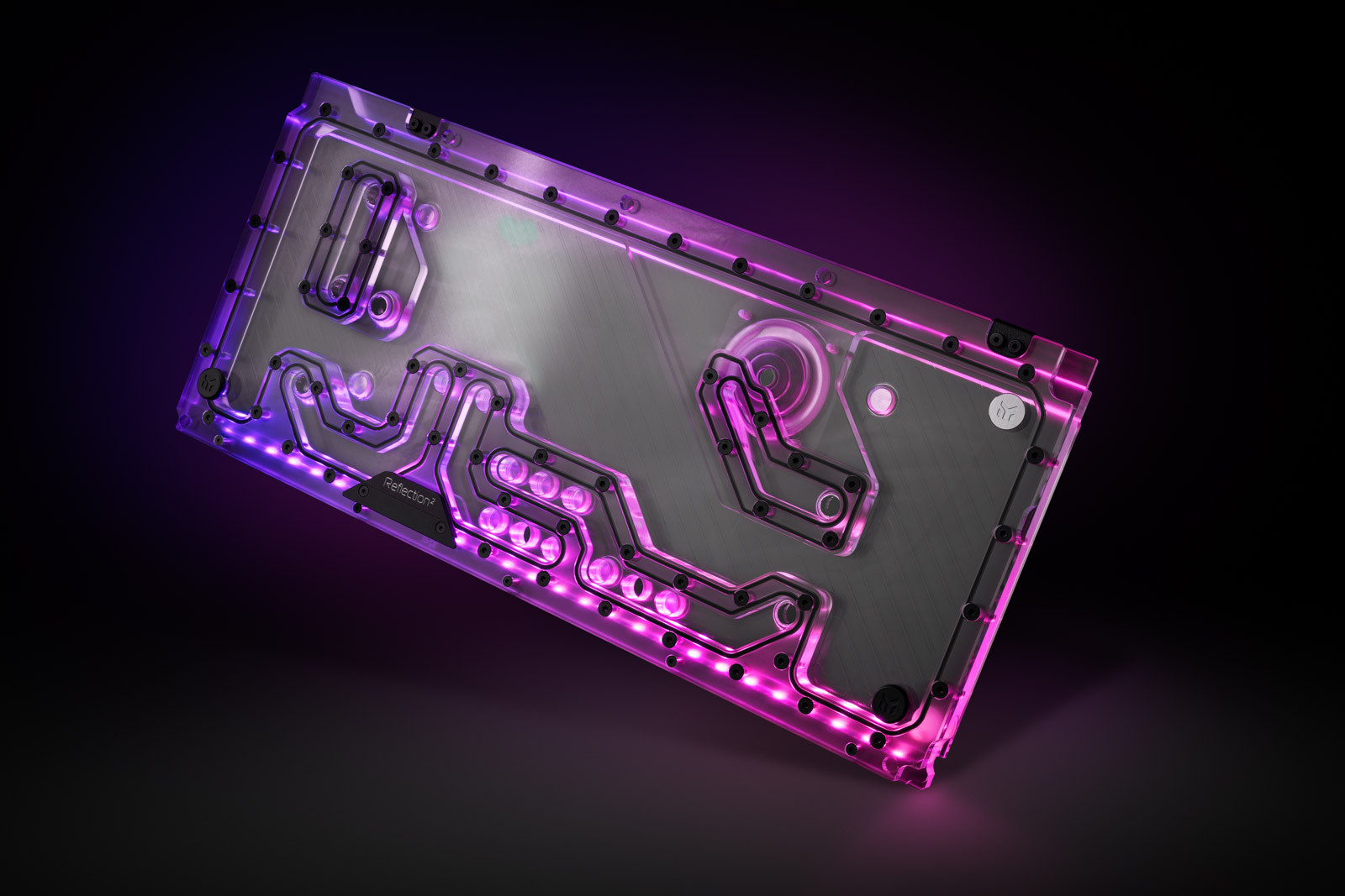 EKWB EK-Quantum Reflection 2 PC-O11D XL D5 PWM Distibution Plate, D-RGB, Plexi - Picture 4 of 7