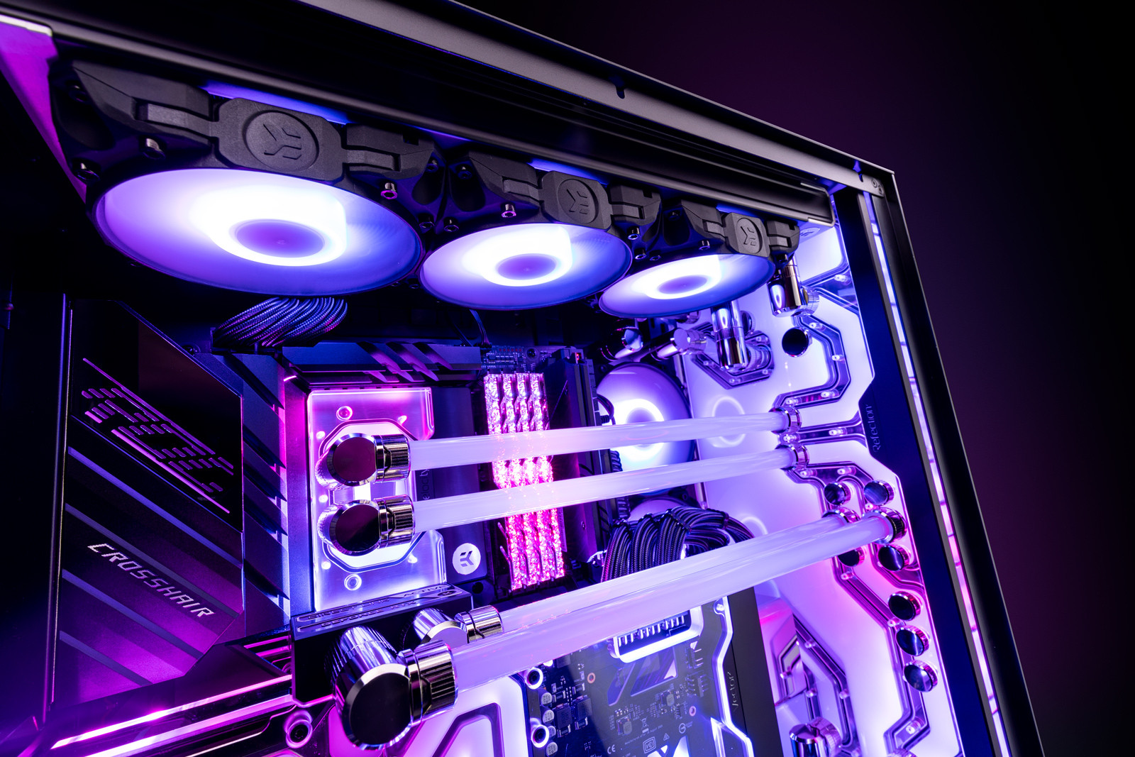 EKWB EK-Quantum Reflection 2 PC-O11D XL D5 PWM Distibution Plate, D-RGB, Plexi - Picture 7 of 7