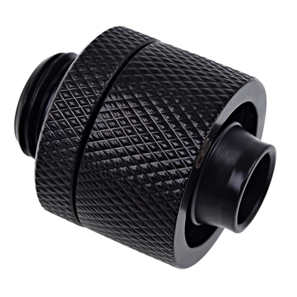 Alphacool G1/4" 10mm ID, 16mm OD Fitting, Black, 6pk - Picture 2 of 4