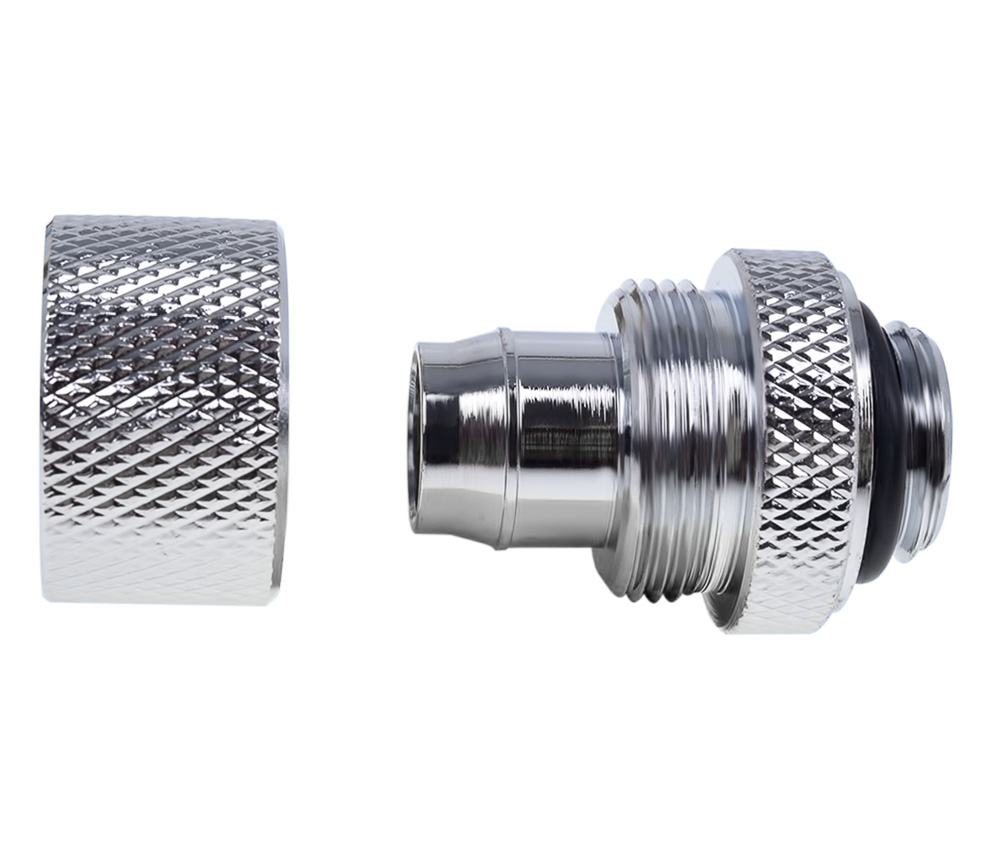 Alphacool G1/4" 13 mm ID, 19 mm OD accesorio, cromo, 6 piezas - Imagen 4 de 4