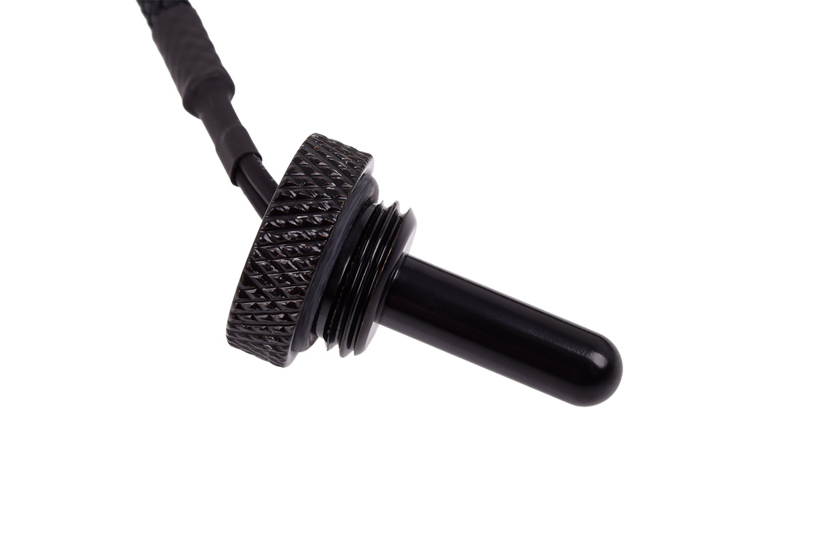 Enchufe sensor de temperatura conos de hielo Alphacool G1/4", negro profundo - Imagen 2 de 3