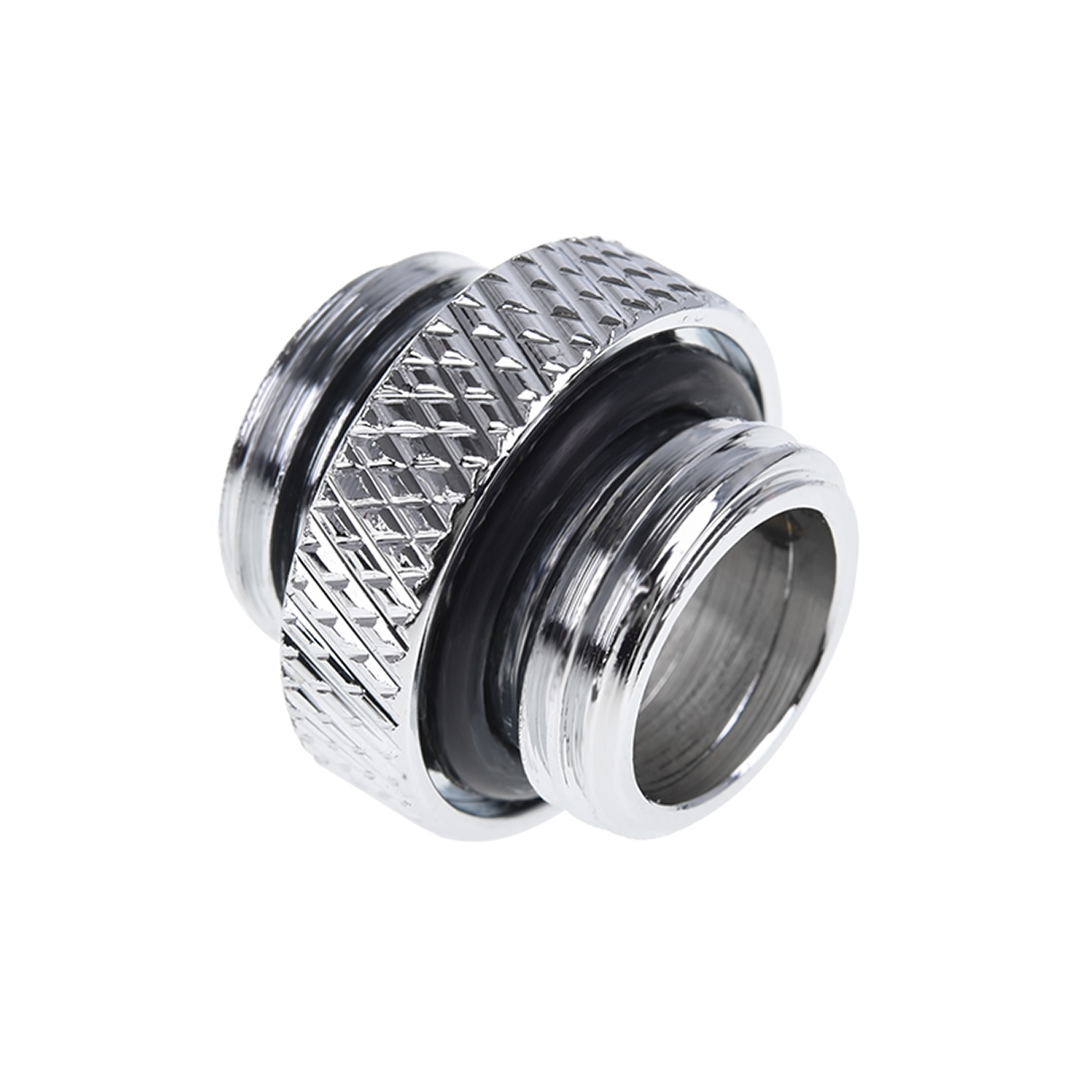 Alphacool Double Nippel G1/4" Thread to G1/4" Thread Fitting, Chrome - Picture 1 of 3