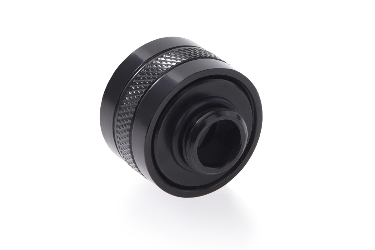 Alphacool Eiszapfen PRO HardTube G1/4" Fitting, 16mm OD, Deep Black, 12-pack - Picture 3 of 4