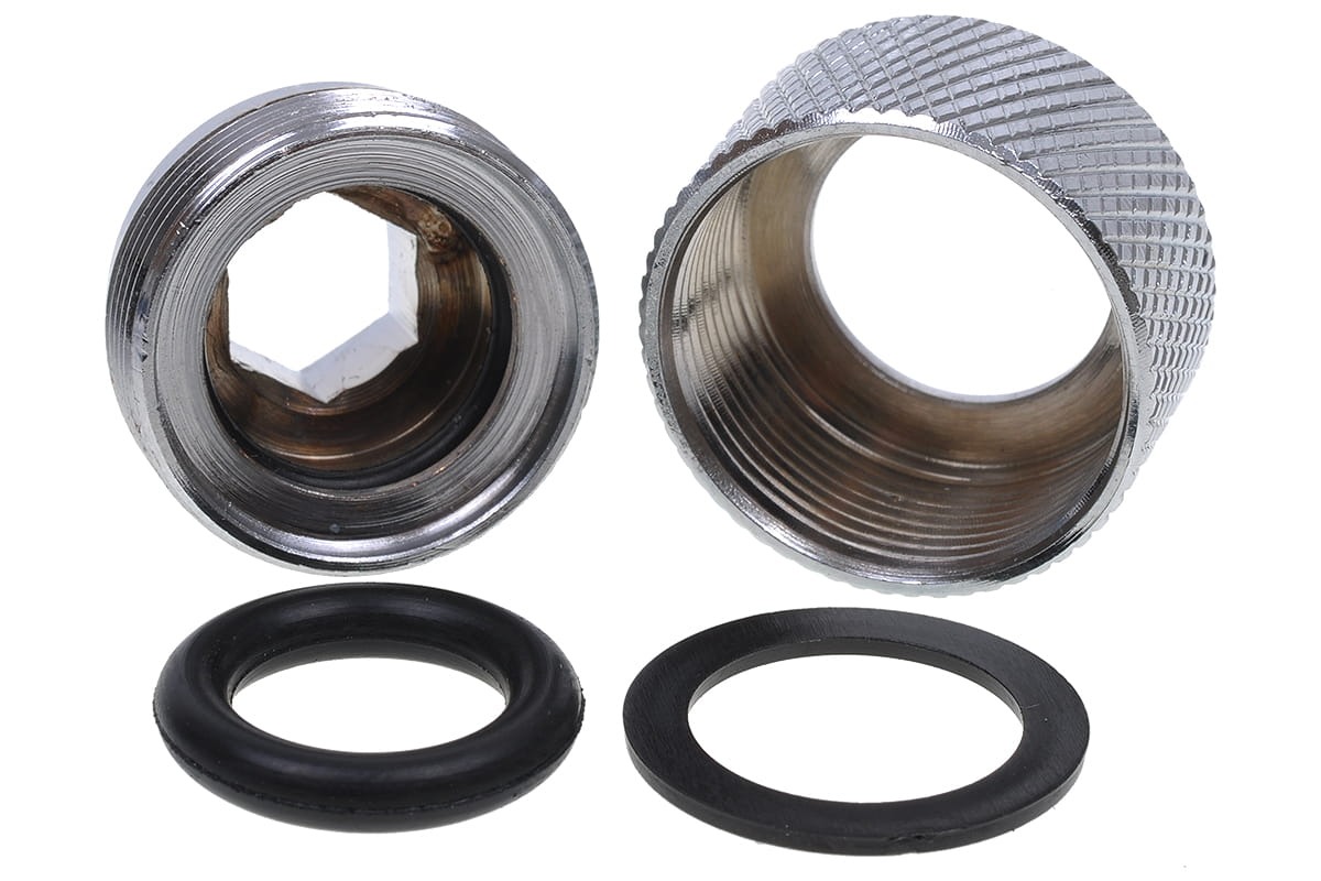 Alphacool HT 13mm G1/4 HardTube Compression Fitting, Chrome