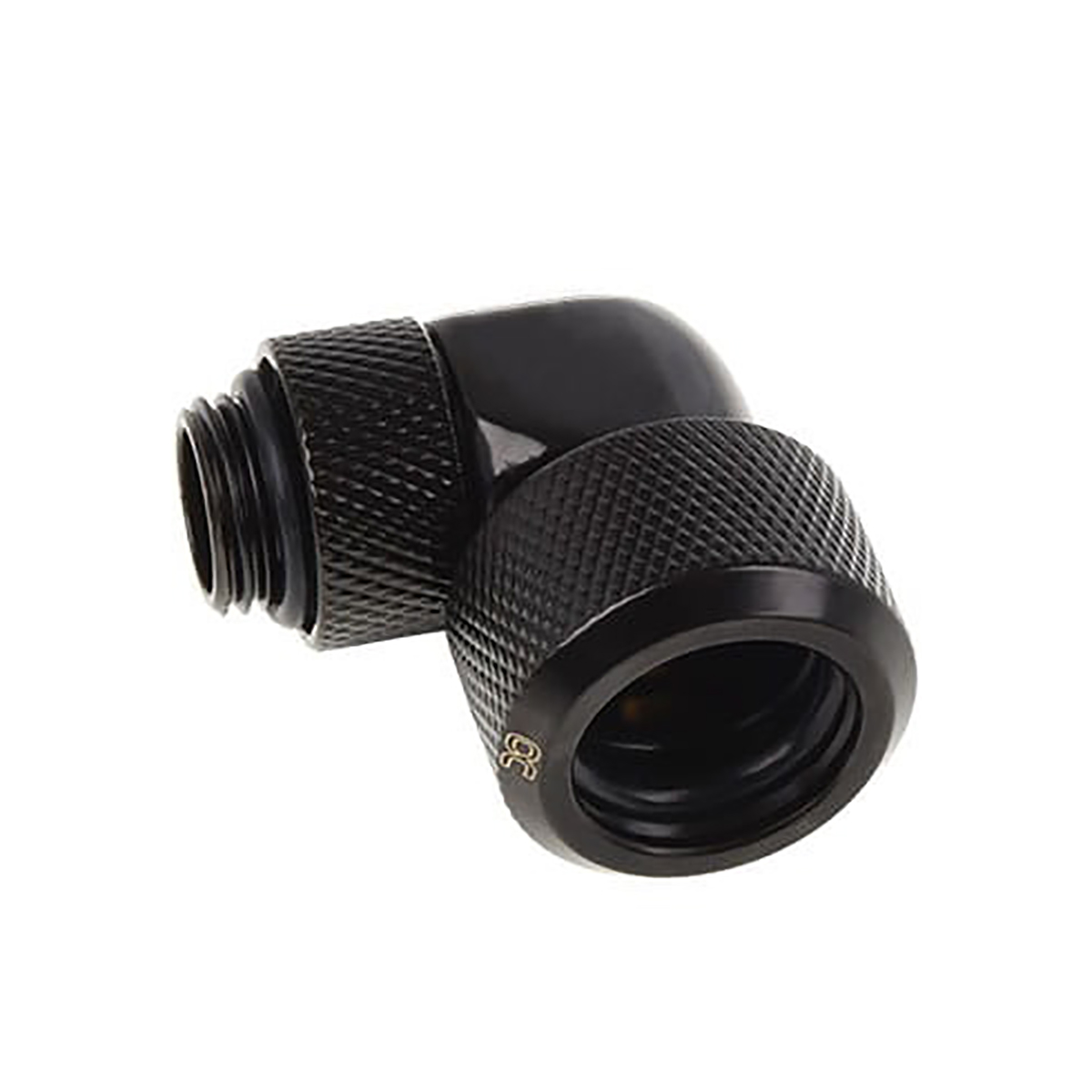 Alphacool 16mm G1/4 90 Degree Rotatable Fitting , Black