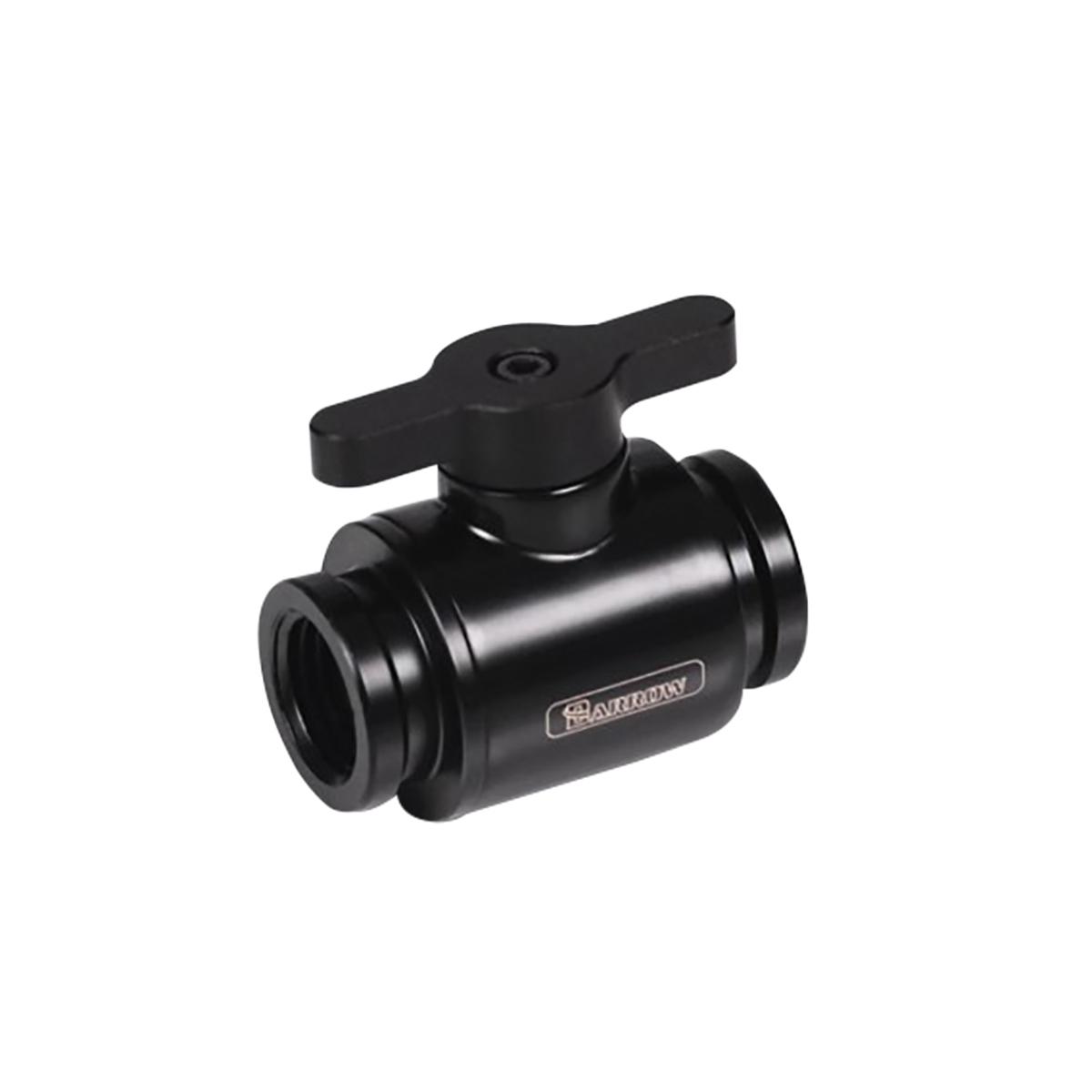 Barrow G1/4" Mini Kugelhahn, schwarzer Griff, schwarz - Bild 1 von 1