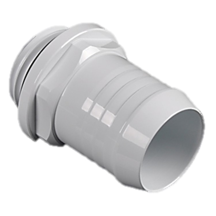 Bitspower G1/4" to 1/2" Barb Fitting for Soft Tubing, Deluxe White - Picture 1 of 2