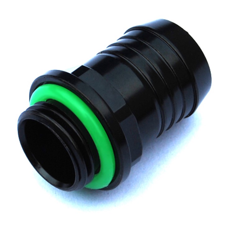 Bitspower G1/4" to 1/2" Barb Fitting for Soft Tubing, Matte Black - Bild 2 von 3