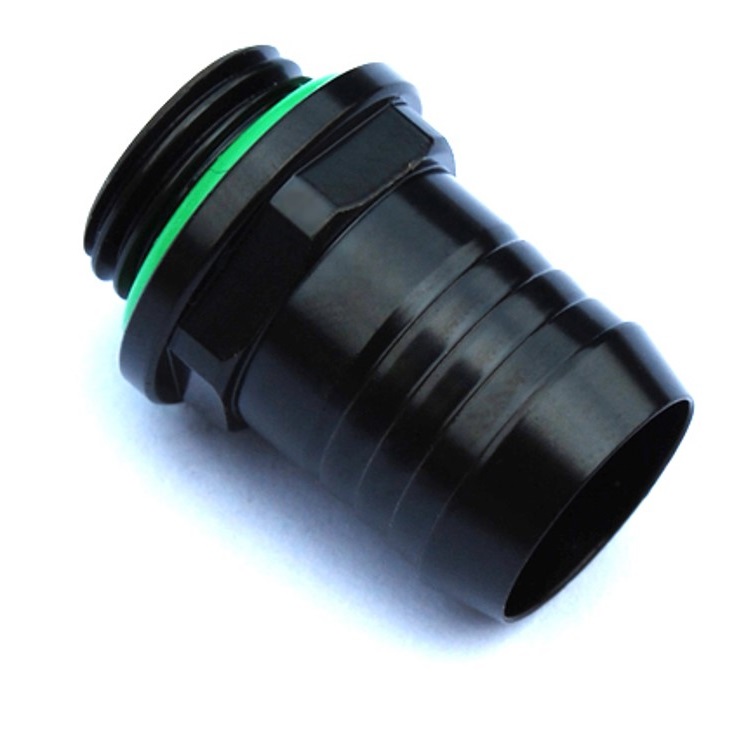 Bitspower G1/4" to 1/2" Barb Fitting for Soft Tubing, Matte Black - Bild 1 von 3