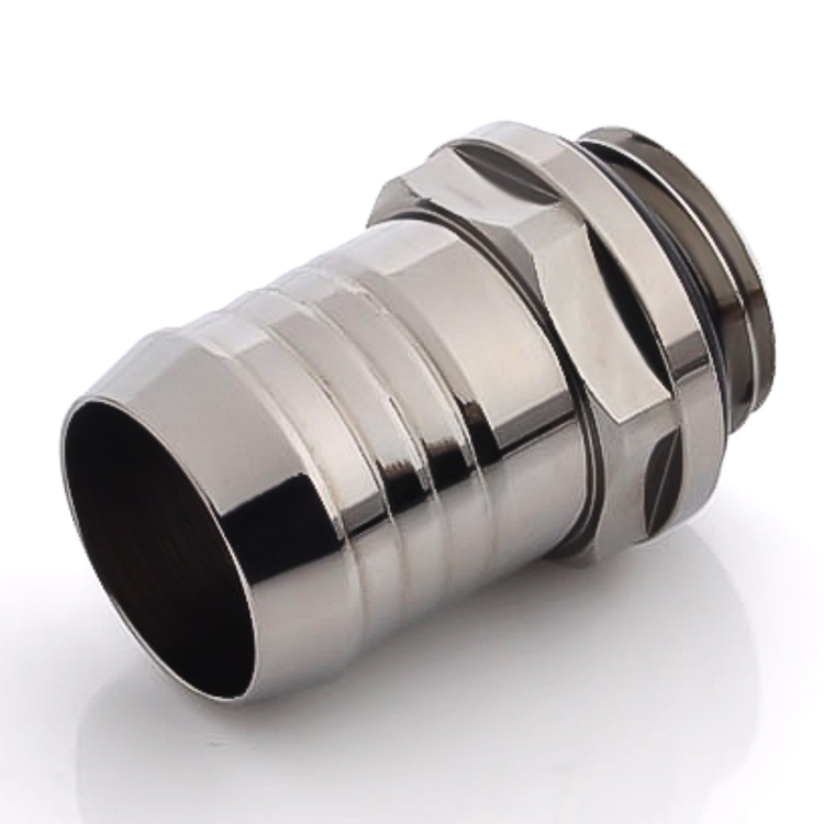 Bitspower G1/4" to 1/2" Barb Fitting for Soft Tubing, Black Sparkle - Picture 1 of 3