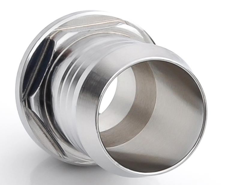 Bitspower G1/4" to 1/2" Barb Fitting for Soft Tubing, Silver Shining, 4-pack - Zdjęcie 4 z 4
