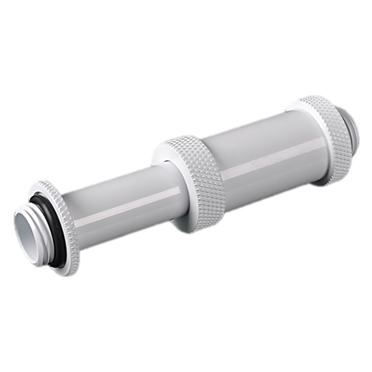 Bitspower G1/4" Adjustable Aqua Link Pipe (41-69mm), Deluxe White - Picture 2 of 2