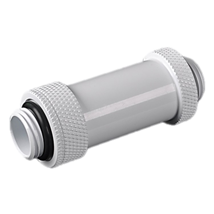 Bitspower G1/4" Adjustable Aqua Link Pipe (41-69mm), Deluxe White - Picture 1 of 2