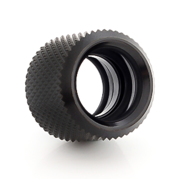 Bitspower Raccord de Coupleur Multi-Liens pour Tubes Rigides 12mm OD, Noir Mat - Photo 3/3
