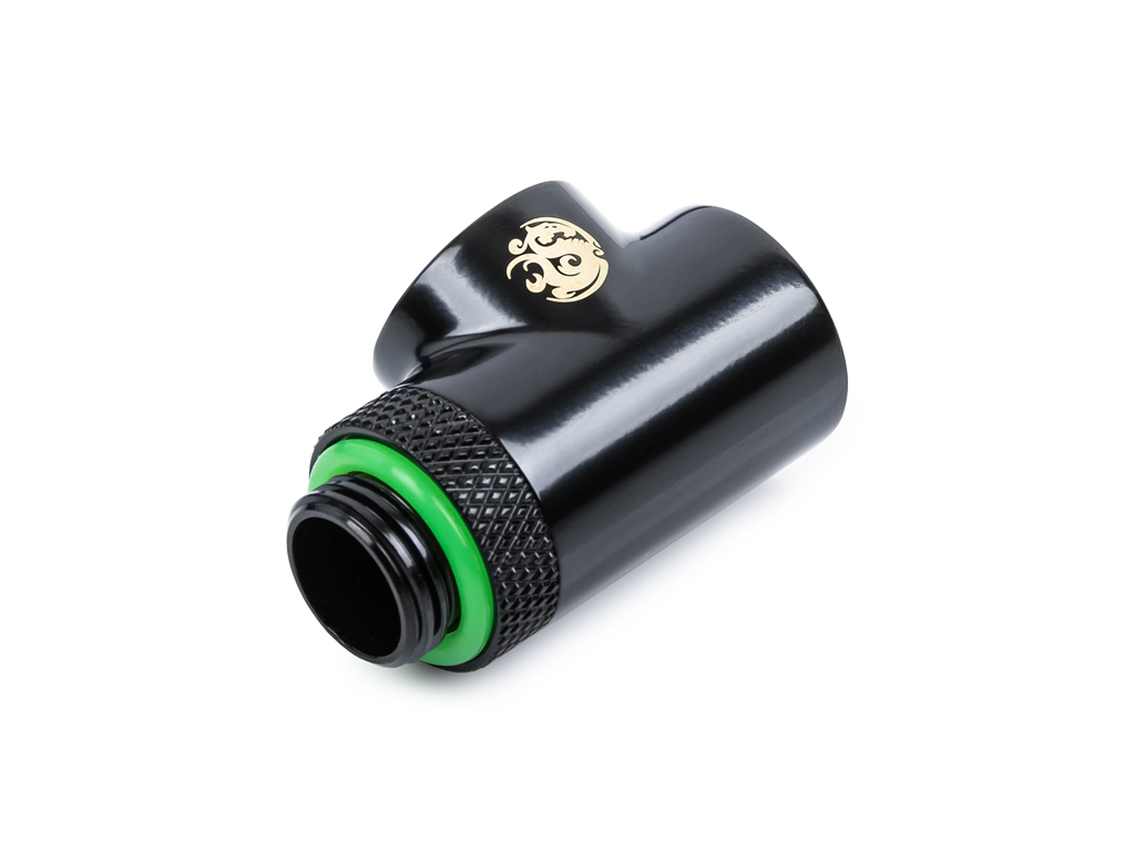 Bitspower T-Block Rotary Fitting, Matte Black - Bild 2 von 5