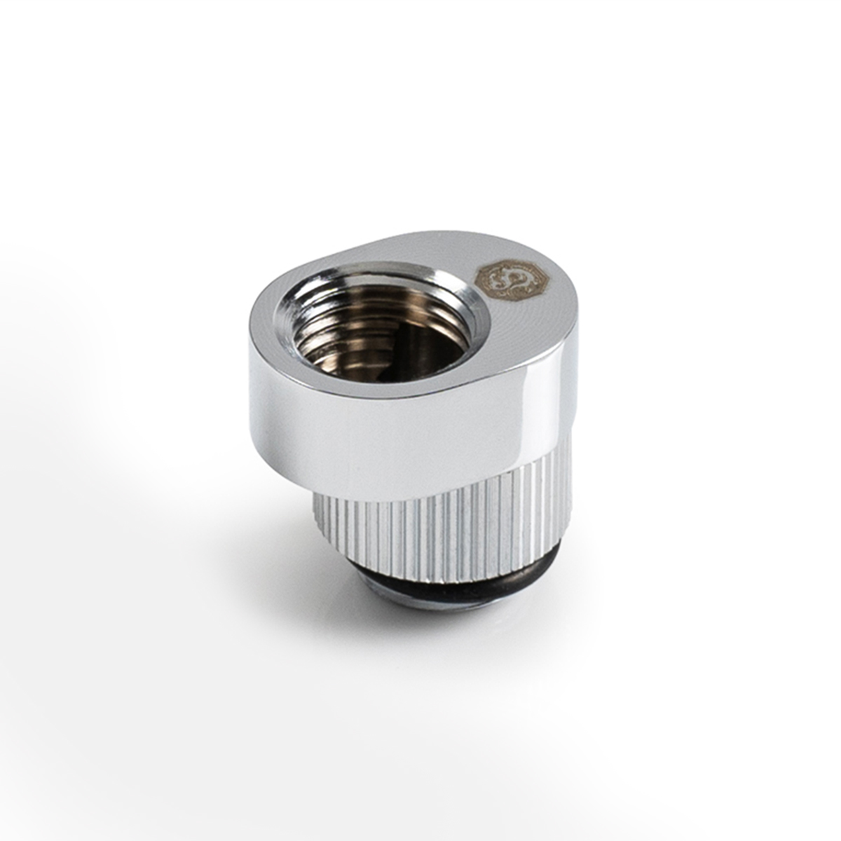 Bitspower G1/4" Rotary Offset Fitting, 5mm, Glorious Silver, 2-pack - Afbeelding 1 van 2