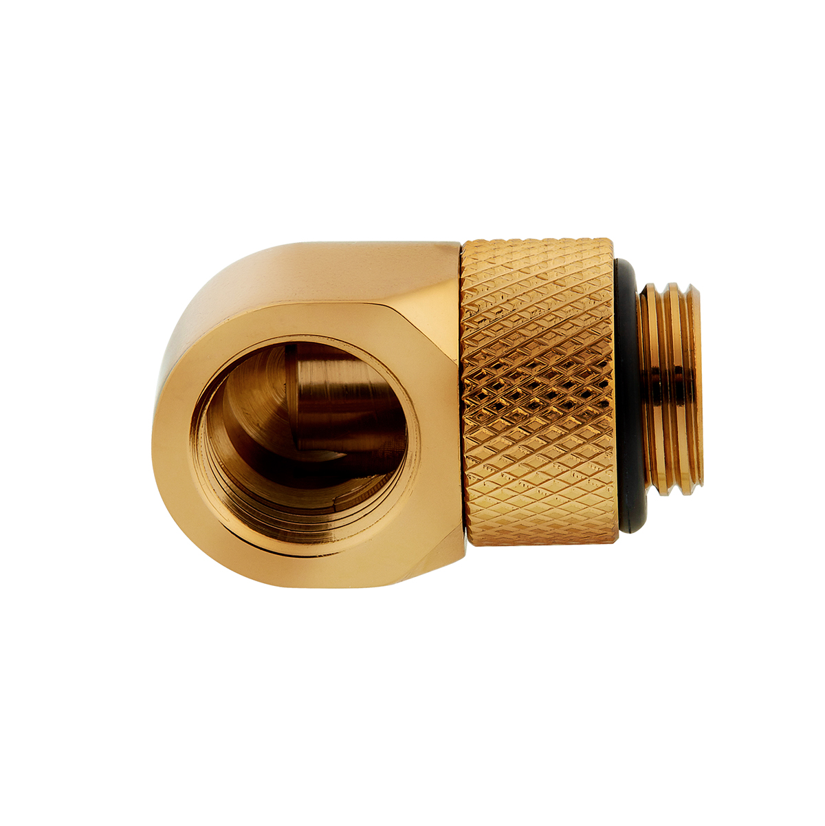 Corsair Hydro X Series 90 Grad Drehadapter, Gold, 2er Pack - Bild 2 von 3