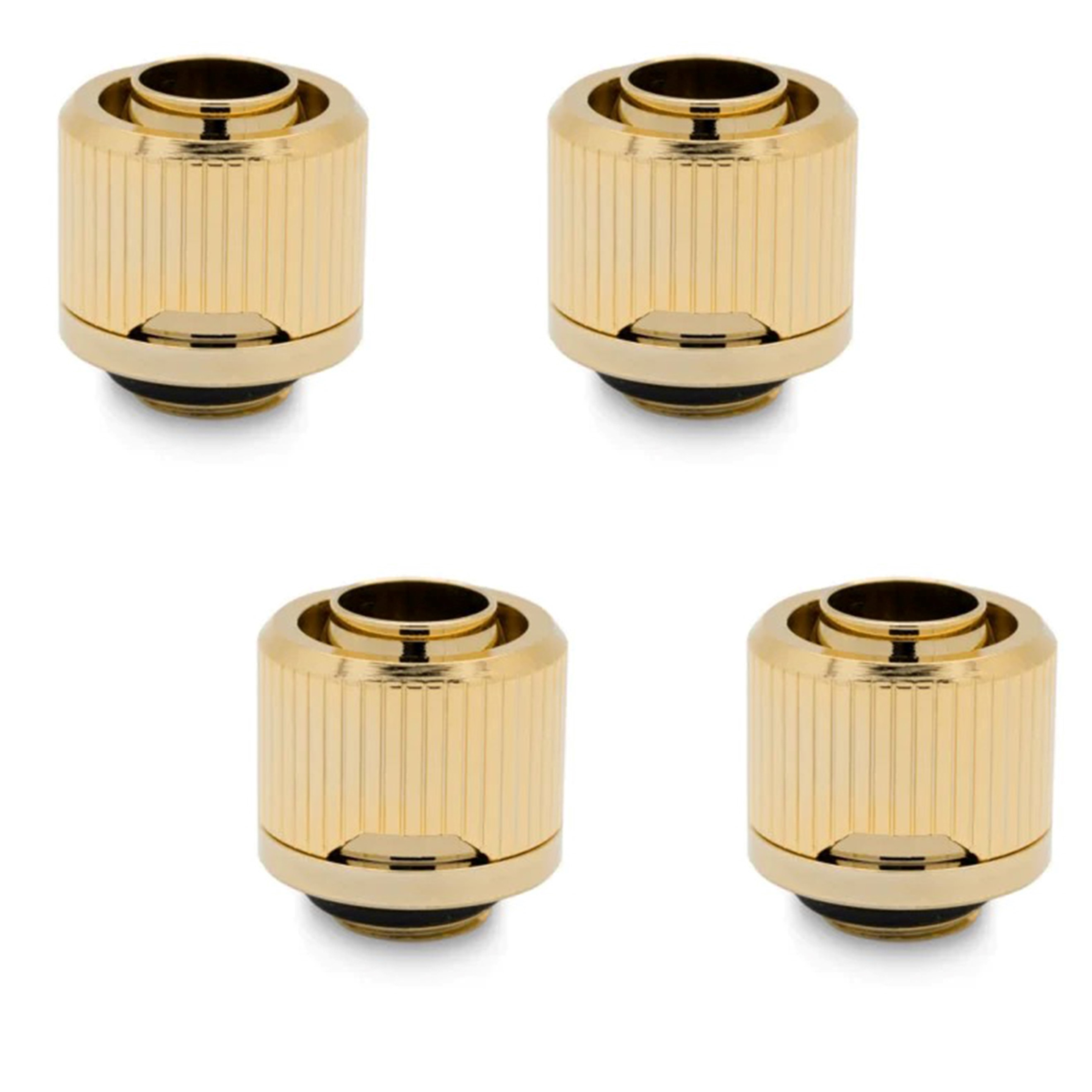 EKWB EK-Quantum Torque STC-10/16 Fitting, 10/16 mm (3/8" Innendurchmesser, 5/8" OD), Gold, 4 Stück - Bild 1 von 3