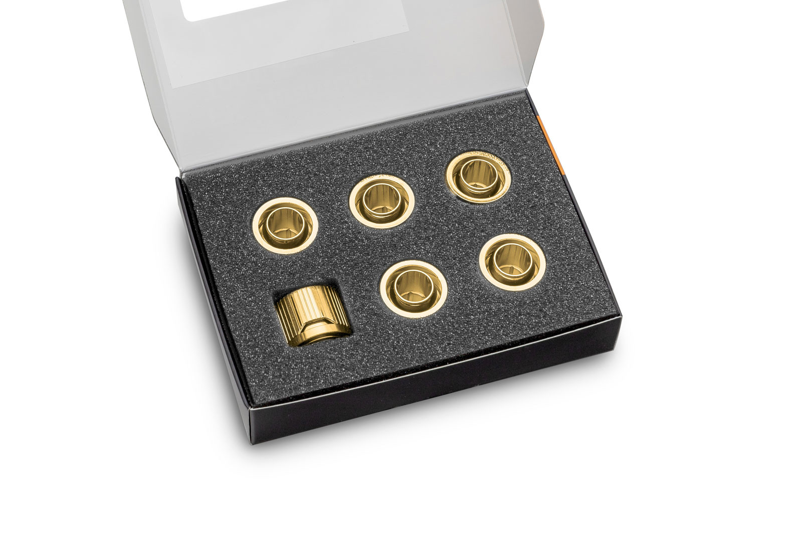 EKWB Torque STC-12/16 Fitting, 7/16" ID, 5/8" OD, Gold, 12pk - Afbeelding 2 van 5