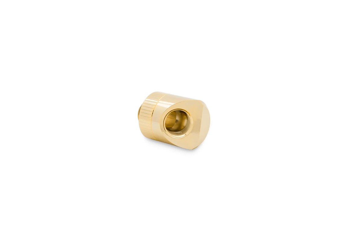EKWB EK-Torque 45 Degree Angled Rotary Fitting, Gold - Picture 3 of 3