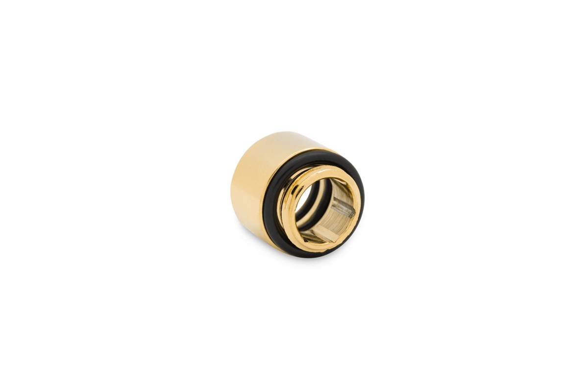 EKWB Torque Micro HDP 12 Push-In Fitting, 12mm OD, Gold, 4pk - Picture 2 of 3