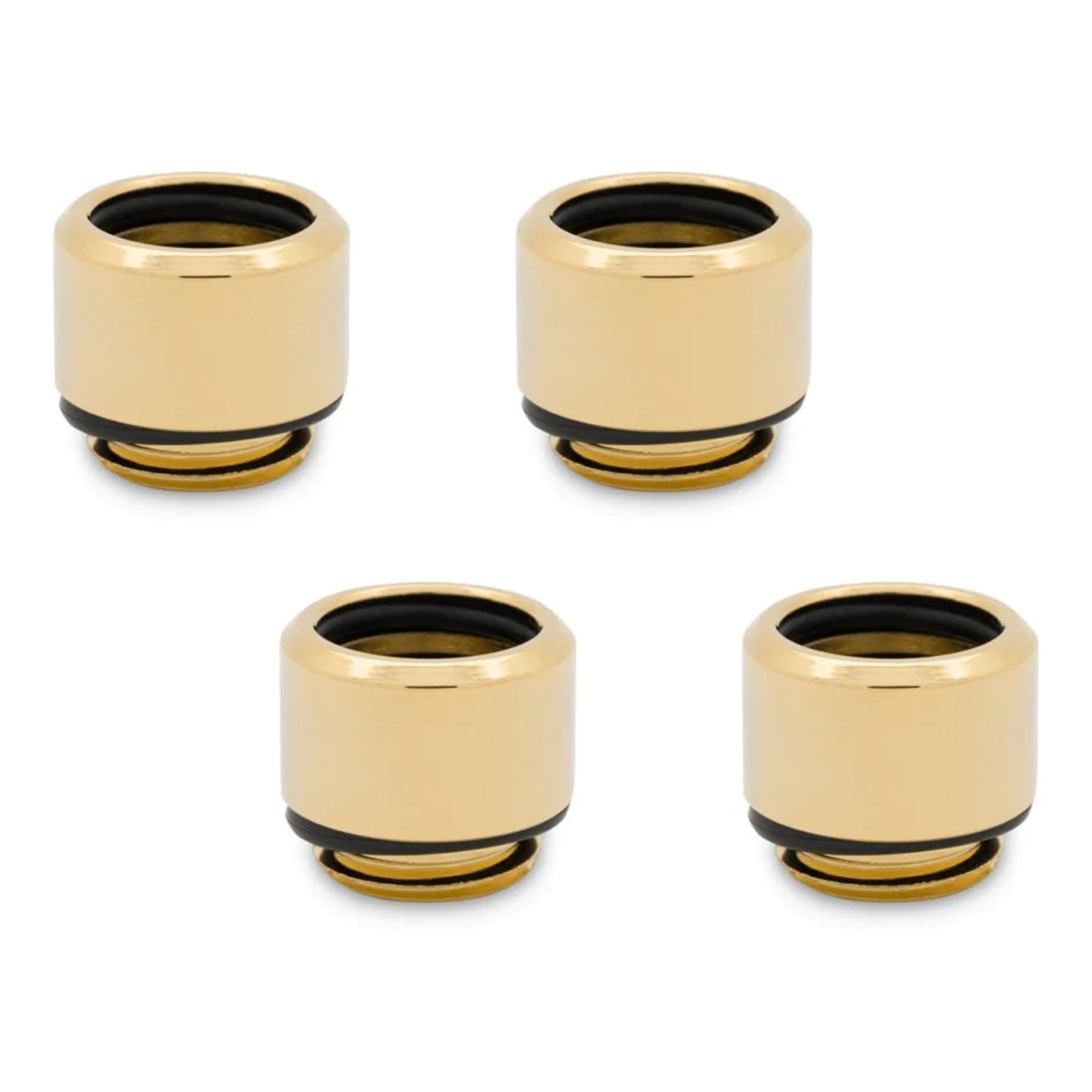 EKWB Torque Micro HDP 12 Push-In Fitting, 12mm OD, Gold, 4pk - Picture 1 of 3