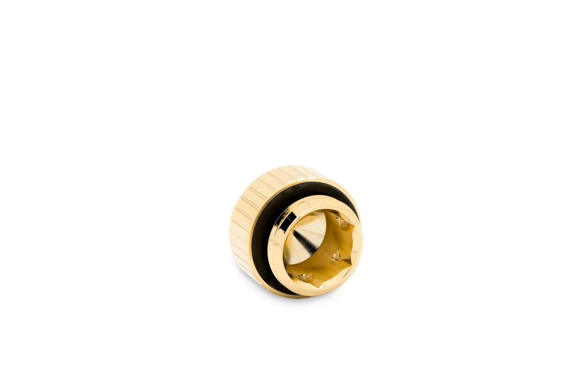 EKWB EK-Quantum Torque Micro Plug Fitting, Gold, 4-pack - Picture 3 of 3