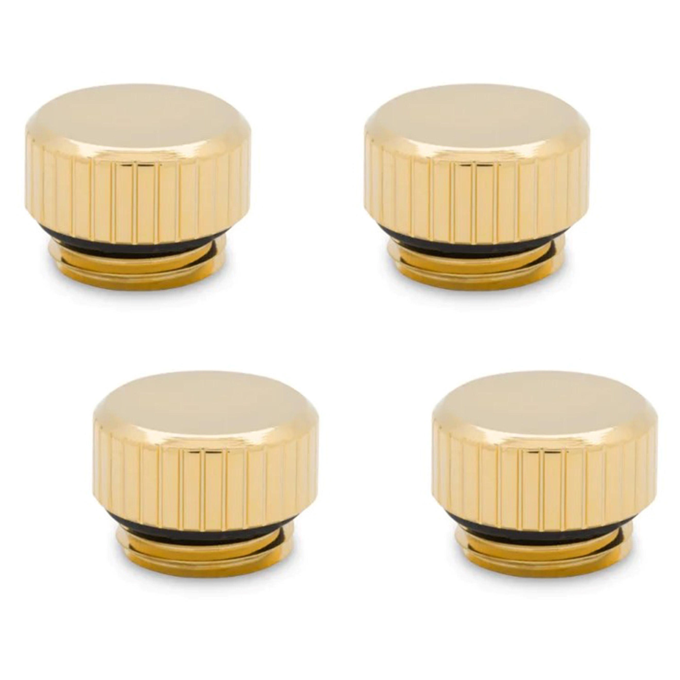 EKWB EK-Quantum Torque Micro Plug Fitting, Gold, 4-pack - Picture 1 of 3