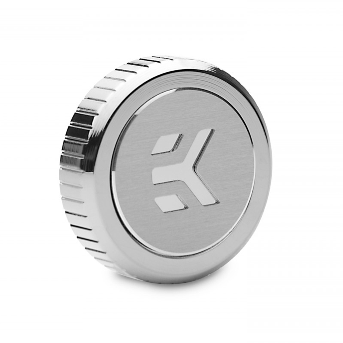 EKWB EK-Quantum Torque Plug Fitting w/Badge, Nickel - Picture 1 of 3
