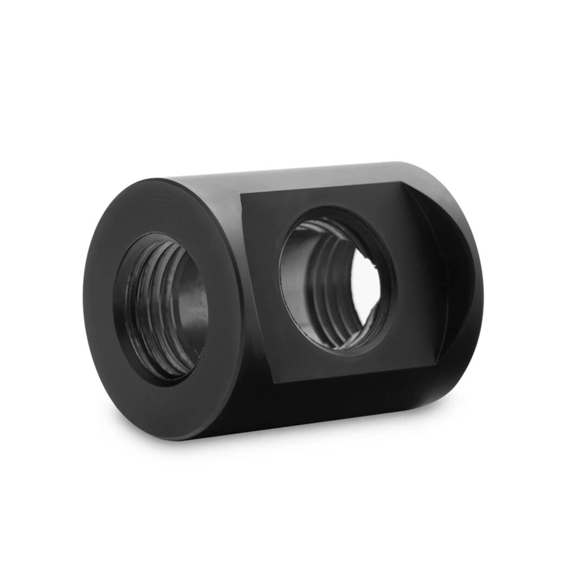 EKWB EK-Quantum Torque T-Splitter Fitting, 3x Female Ports, Black - Picture 1 of 2