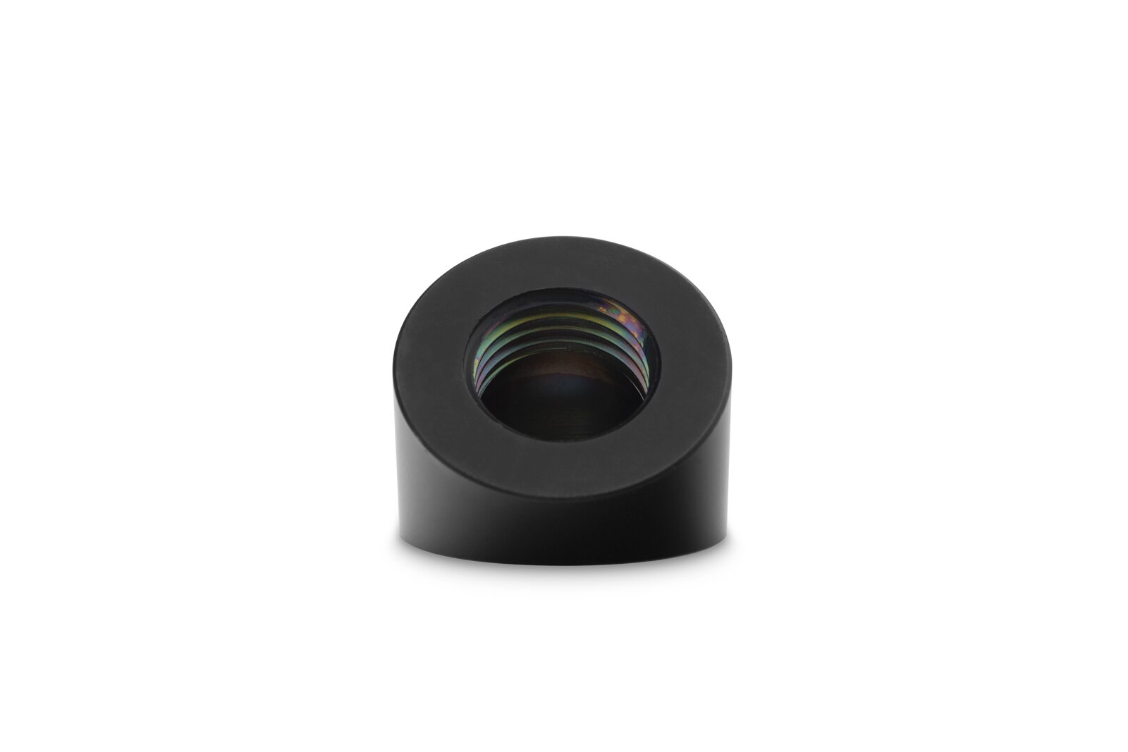 EKWB EK-Quantum Couple Statique Raccord 45 Degrés, Femelle à Femelle, Noir, Lot de 2 - Photo 3/3