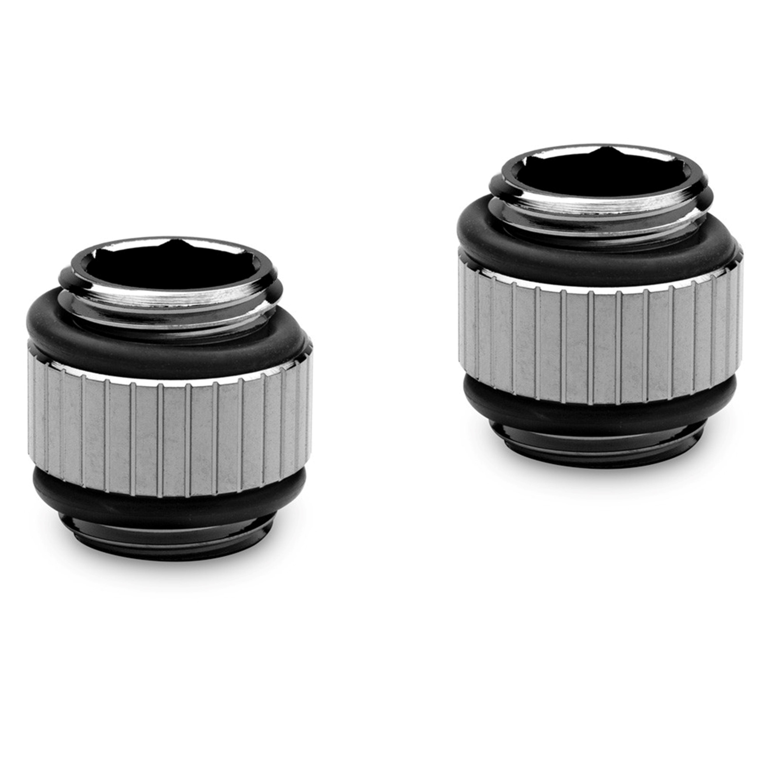 EKWB EK-Quantum Torque Micro M/M Fitting, 7mm, Black Nickel, 2pk