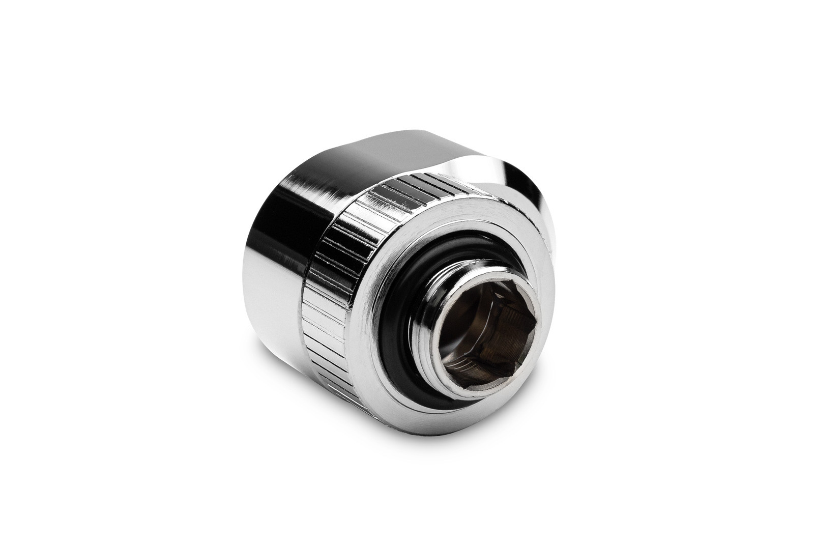 EKWB EK-Quantum Torque Rotary Offset Adapter Fitting, 7mm, Nickel, 2-pack - Picture 3 of 5