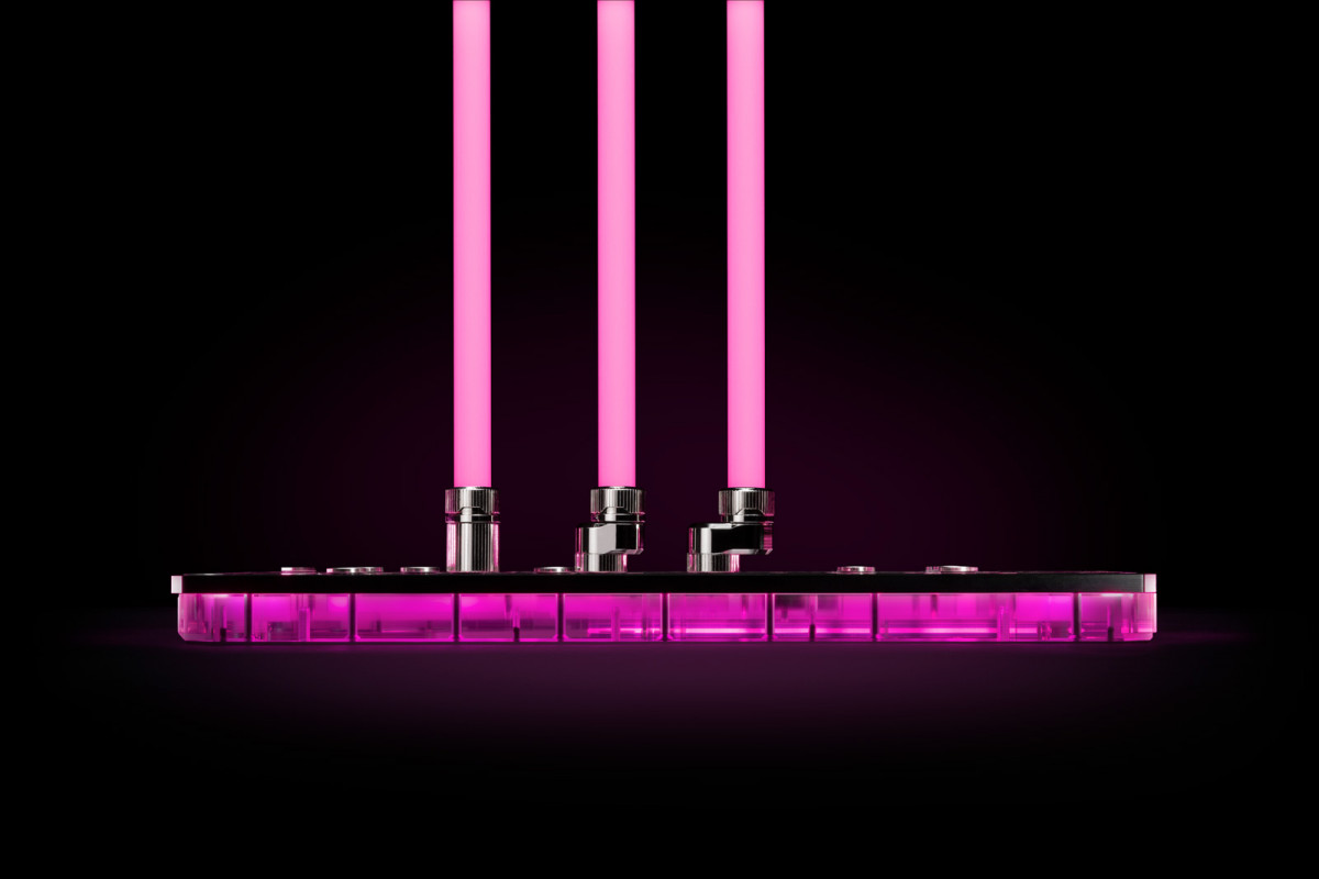 EKWB EK-Quantum Torque Rotary Offset Adapter Fitting, 7mm, Nickel, 2-pack - Picture 5 of 5