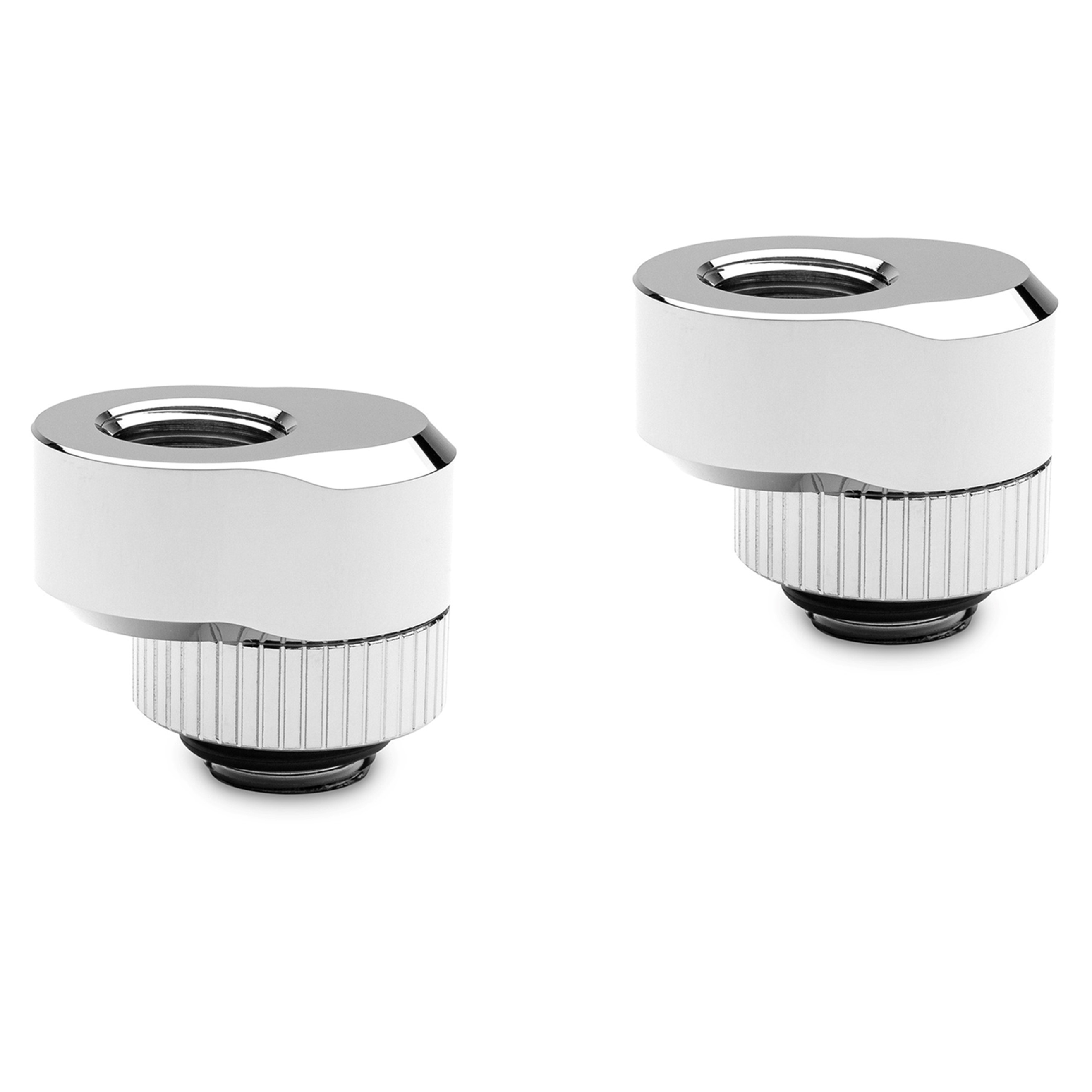 EKWB EK-Quantum Torque Rotary Offset Adapter Fitting, 7mm, Nickel, 2-pack - Picture 1 of 5